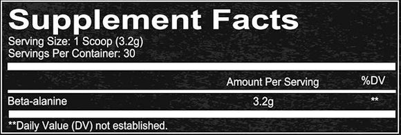 Redcon1 Beta Alanine Pre-Workout 30 Servings|Lowcostvitamin.com|Beta-alanine