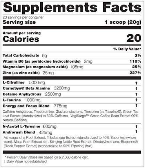 Betancourt Nutrition B-Nox Reloaded 20 servings|Lowcostvitamin.com|Pre-Workout