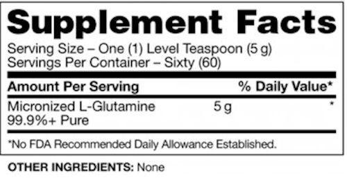 Betancourt Nutrition Glutamine Betancourt Glutamine 60 serving