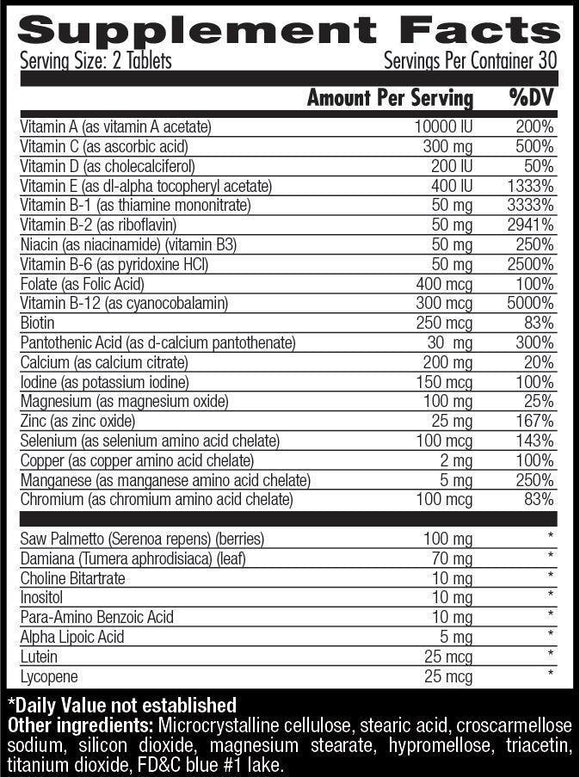 Betancourt Nutrition Fulldose 60 tabs|Lowcostvitamin.com|