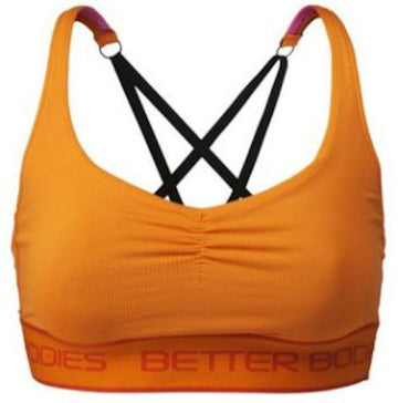 Better Bodies Athlete Short Top Bright Orange