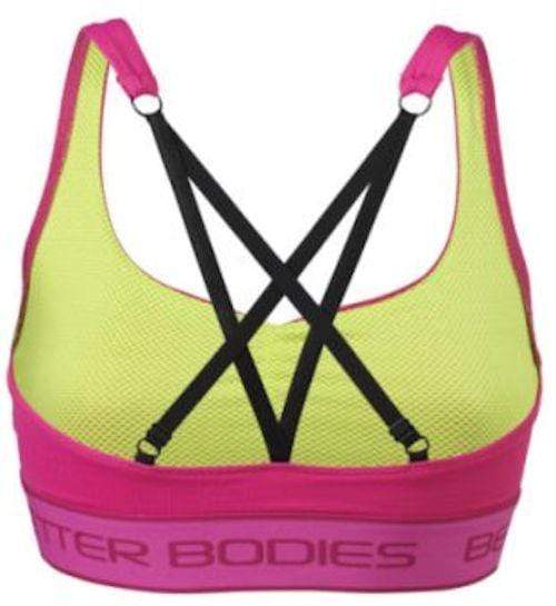 Better Bodies Athlete Short Top Hot Pink|Lowcostvitamin.com