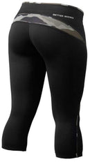 Better Bodies Shaped 3/4 Tights Black/Camoprint|Lowcostvitamin.com|Women's Clothing