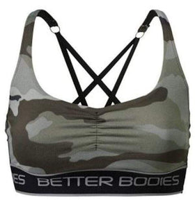 Better Bodies Athlete Short Top Green Camoprint|Lowcostvitamin.com|Women's Clothing