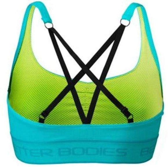 Better Bodies Athlete Short Top Aqua (Discontinue Limited Supply)|Lowcostvitamin.com|Women's Clothing