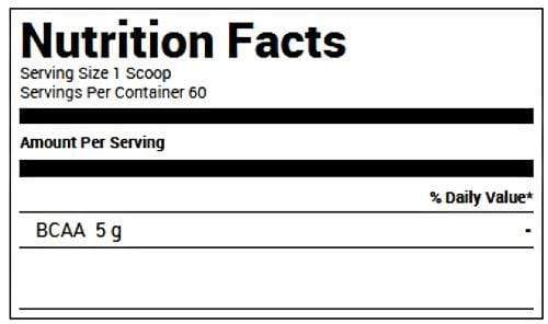BlackMarket Labs BCAA Raw 60 servings|Lowcostvitamin.com|BCAA