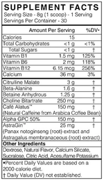 Black Market Labs Citrulline BlackMarket Labs Pre 30 serving