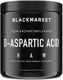 BlackMarket Labs D-Aspartic Acid Raw 60 servings|Lowcostvitamin.com|D-Aspartic Acid