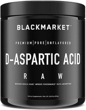 BlackMarket Labs D-Aspartic Acid Raw 60 servings|Lowcostvitamin.com|D-Aspartic Acid