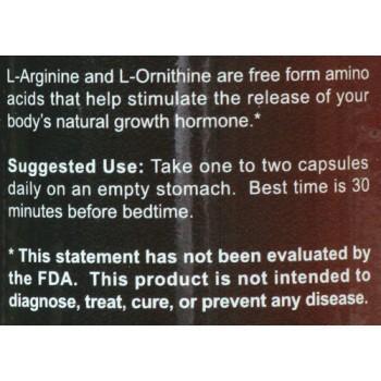 Body and Fitness L-Arginine & L-Ornithine 750 mg 250 cap|Lowcostvitamin.com|Amino Acids