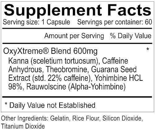 EPG Extreme Performance Group Oxy Xtreme 60 caps.|Lowcostvitamin.com|Appetite Control