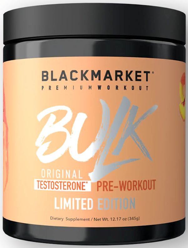 BlackMarket Labs Bulk Testosterone Pre-Workout|Lowcostvitamin.com