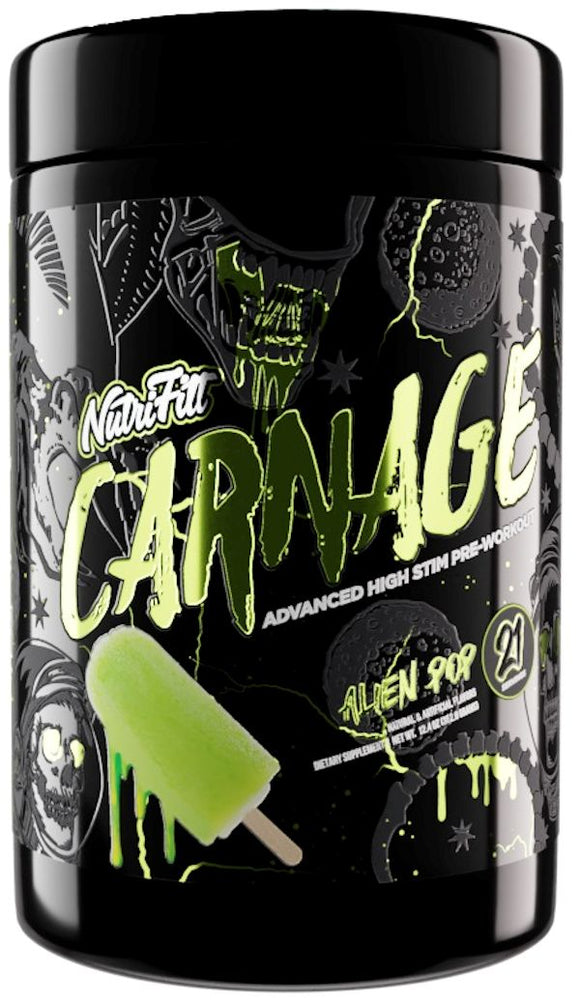 NutriFitt Carnage Advanced High Stim Pre-Workout|Lowcostvitamin.com|Pre-Workout