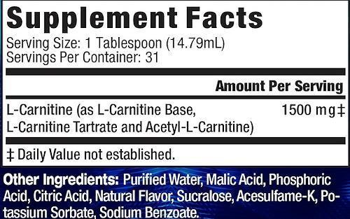 MHP L-Carnitine Liquid 16 oz|Lowcostvitamin.com|Carnitine