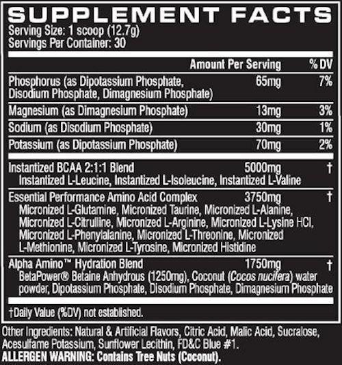Cellucor Alpha Amino Performance BCAA 30 servings|Lowcostvitamin.com|BCAAs