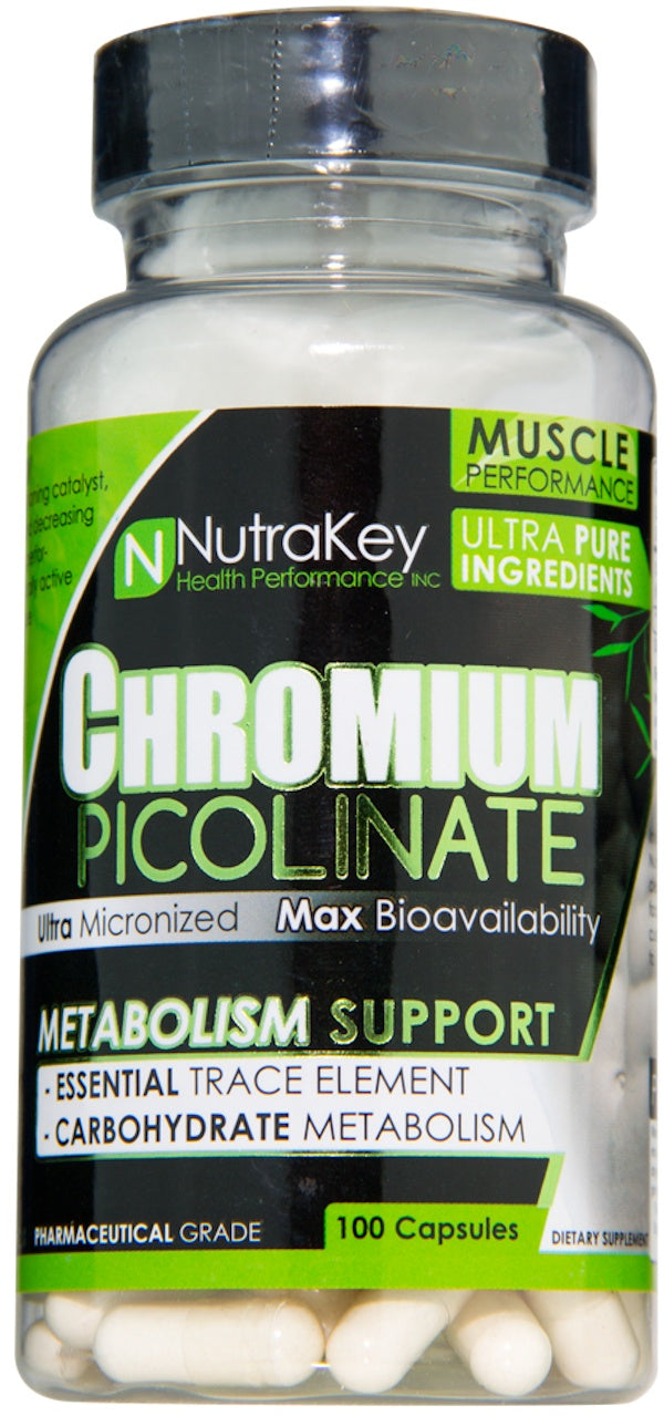 Nutrakey Chromium Picolinate 100 Capsules|Lowcostvitamin.com