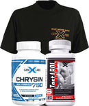 GenXLabs Test-Abol and Chrysin pak with FREE T-Shirt|Lowcostvitamin.com|Test Booster