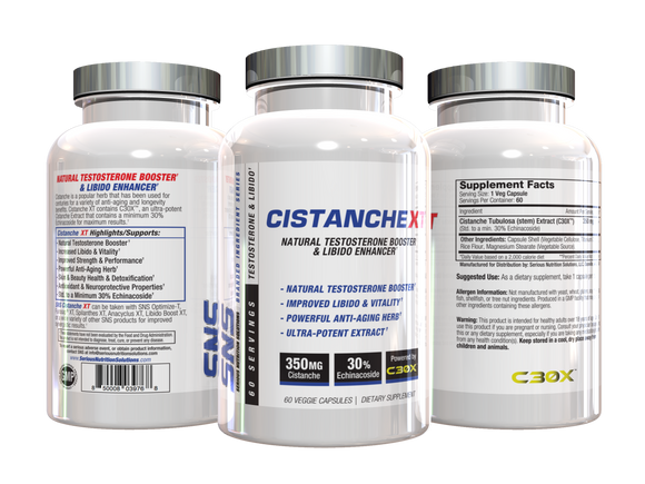 Serious Nutrition Solutions SNS Cistanche XT 60 Caps|Lowcostvitamin.com|Test Booster