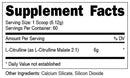DAS Labs Bucked Up L-Citrulline 60 servings|Lowcostvitamin.com|Citrulline