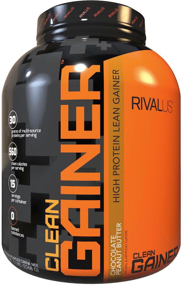 Rivalus Clean Gainer Protein 5lbs.-4