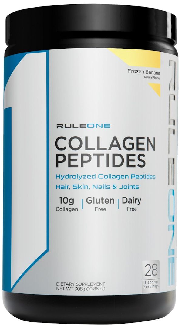 RuleOne Collagen Hydrolyzed Peptides banana