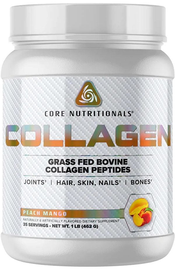Core Nutritionals Collagen joint pain Hair Skin 36 Servings straw