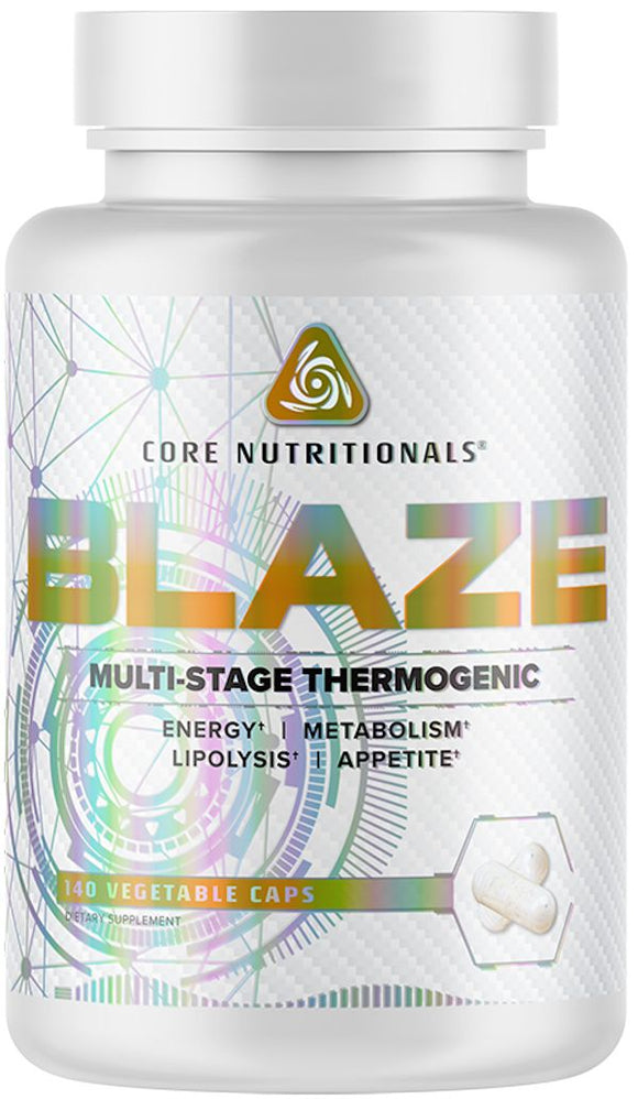 Core Nutritionals Blaze Multi-Stage Thermogenic 140 VCaps|Lowcostvitamin.com|Lean Muscle