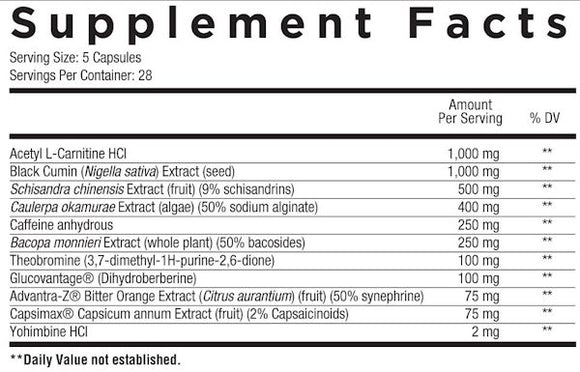 Core Nutritionals Blaze Multi-Stage Thermogenic 140 VCaps|Lowcostvitamin.com|Lean Muscle