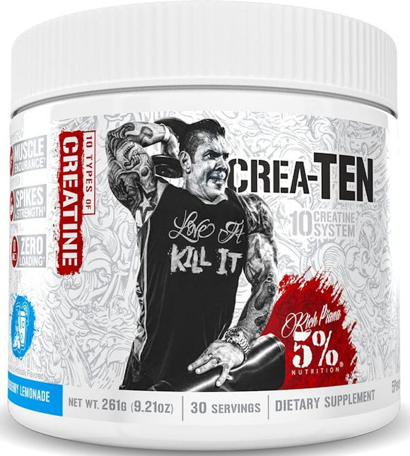 5% Nutrition Crea-Ten 10 Different Creatine in 1|Lowcostvitamin.com|Creatine