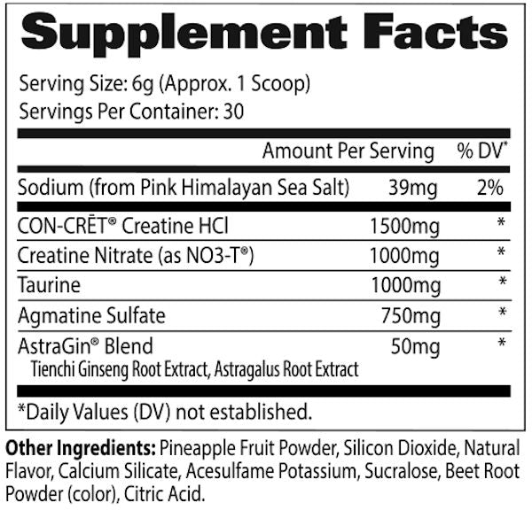 GAT Sport Creatine HCI muscle fact