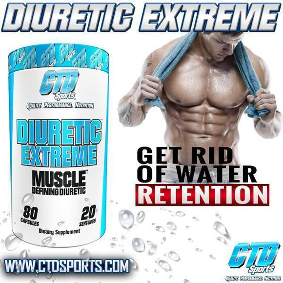 CTD Sports Diuretic Extreme 80 caps|Lowcostvitamin.com|Diuretics