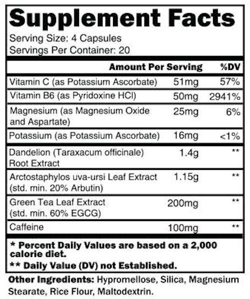 CTD Sports Diuretic Extreme 80 caps|Lowcostvitamin.com|Diuretics