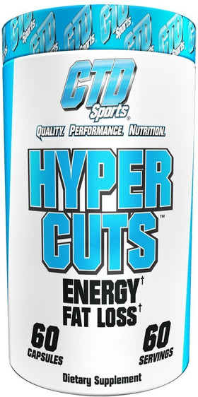 CTD Sports Hypercuts 60 caps.|Lowcostvitamin.com|Fat Burner
