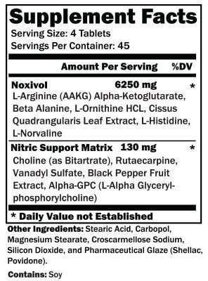 CTD Sports Noxivol 180 tabs|Lowcostvitamin.com|Muscle Pumps