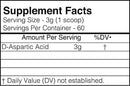 BlackMarket Labs D-Aspartic Acid Raw 60 servings|Lowcostvitamin.com|D-Aspartic Acid