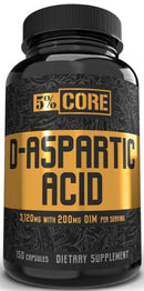 5% Core D-Aspartic Acid w/ DIM 150 Capsules|Lowcostvitamin.com|D-Aspartic Acid