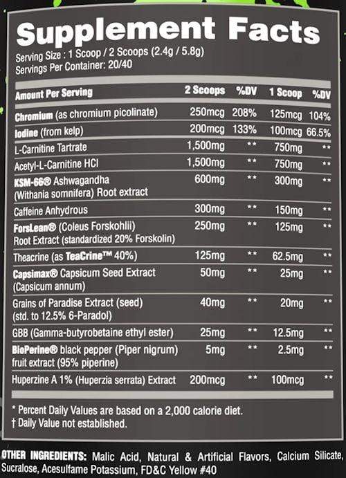 Darkside Supps Ultra Stim Burner 40 servings|Lowcostvitamin.com