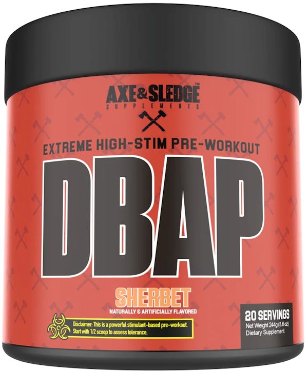 Axe & Sledge DBAP High Stim Pre workout muscle pumps