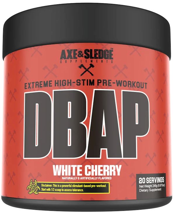 Axe & Sledge DBAP High Stim Pre workout pumps