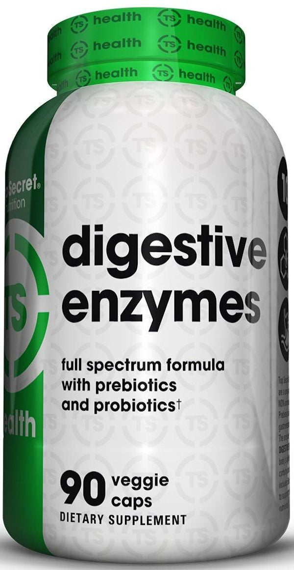 Top Secret Nutrition Digestive Enzymes 90 VCaps|Lowcostvitamin.com