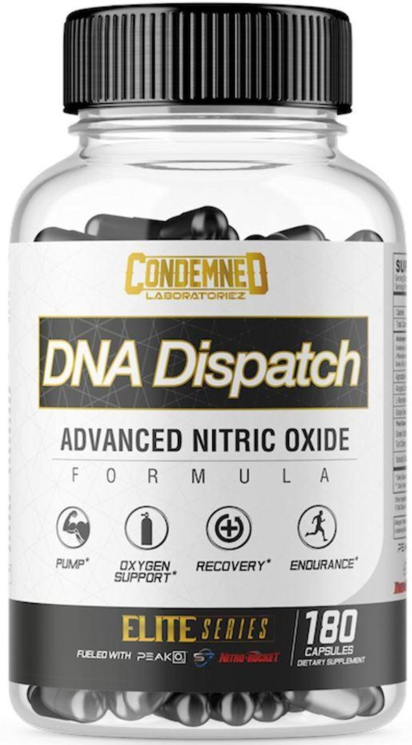 Condemned Labz DNA Dispatch Non-Stim Pumps 180 CapsLowcostvitamin.com