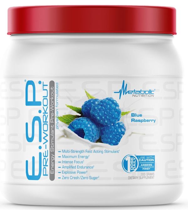 Metabolic Nutrition E.S.P Pre-Workout 30 servings|Lowcostvitamin.com