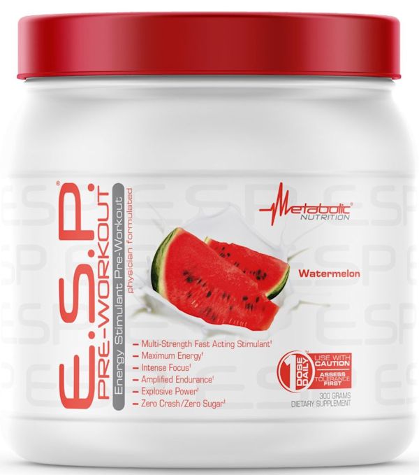 Metabolic Nutrition E.S.P Pre-Workout 30 servingsLowcostvitamin.com