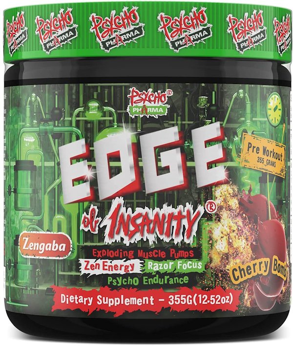 Edge of Insanity Psycho Pharma 25 serving muscle pumps