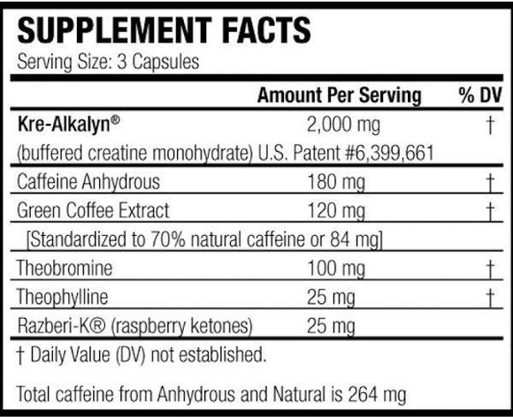EFX Sports Kre-Alkalyn Hardcore 120 caps.|Lowcostvitamin.com|Creatine
