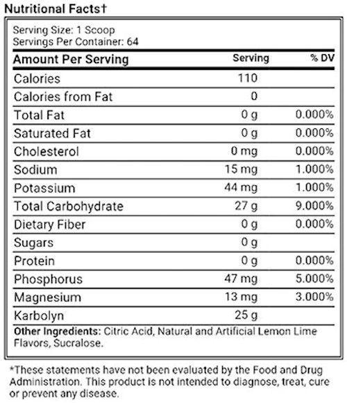 EFX Sports Karbolyn Hydrate | LowCostVitamin.com|Lowcostvitamin.com