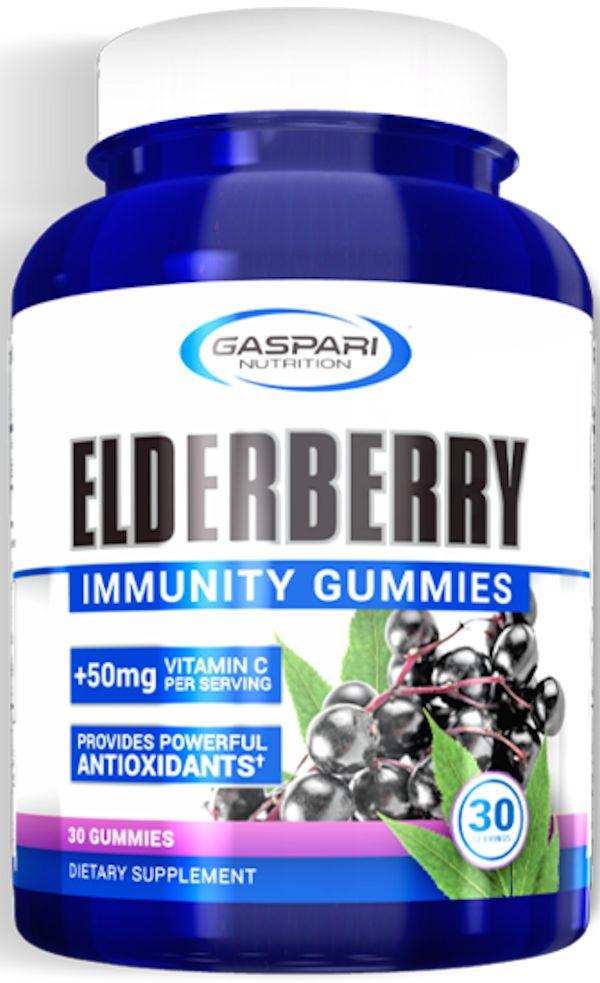 Gaspari Elderberry Immunity Gummies 30 servings|Lowcostvitamin.com