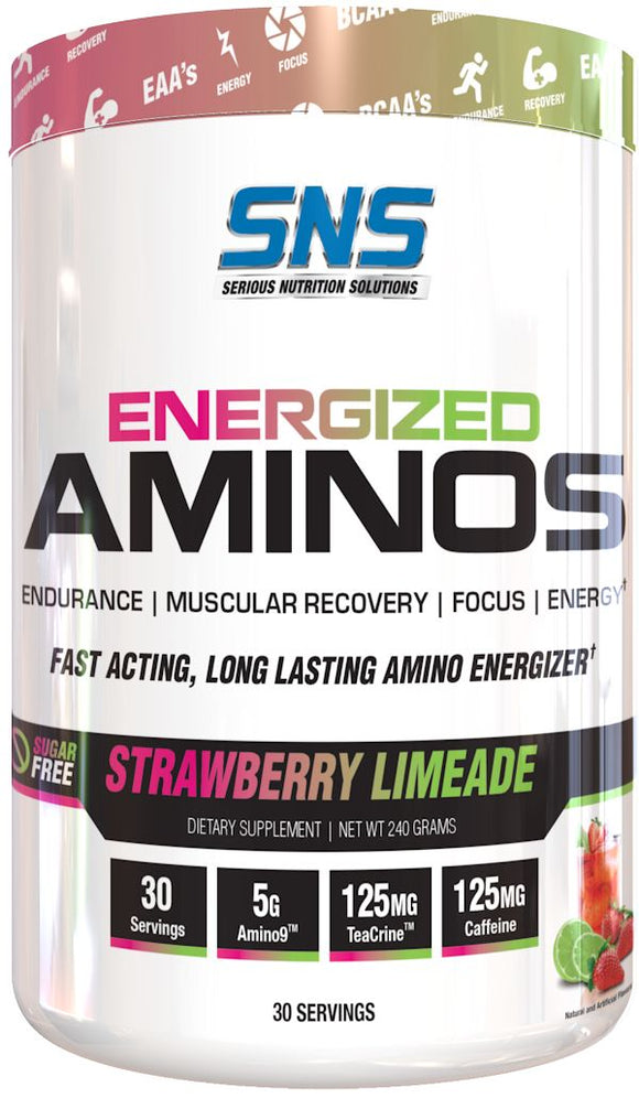 Serious Nutrition Solutions SNS Energized Aminos|Lowcostvitamin.com|Amino Acids