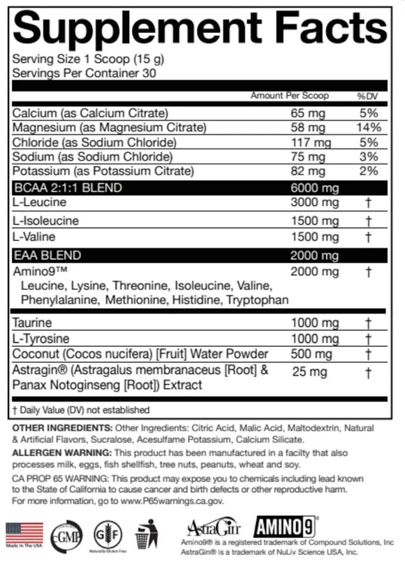 NutriFitt Epic Aminos 30 servings|Lowcostvitamin.com|BCAA