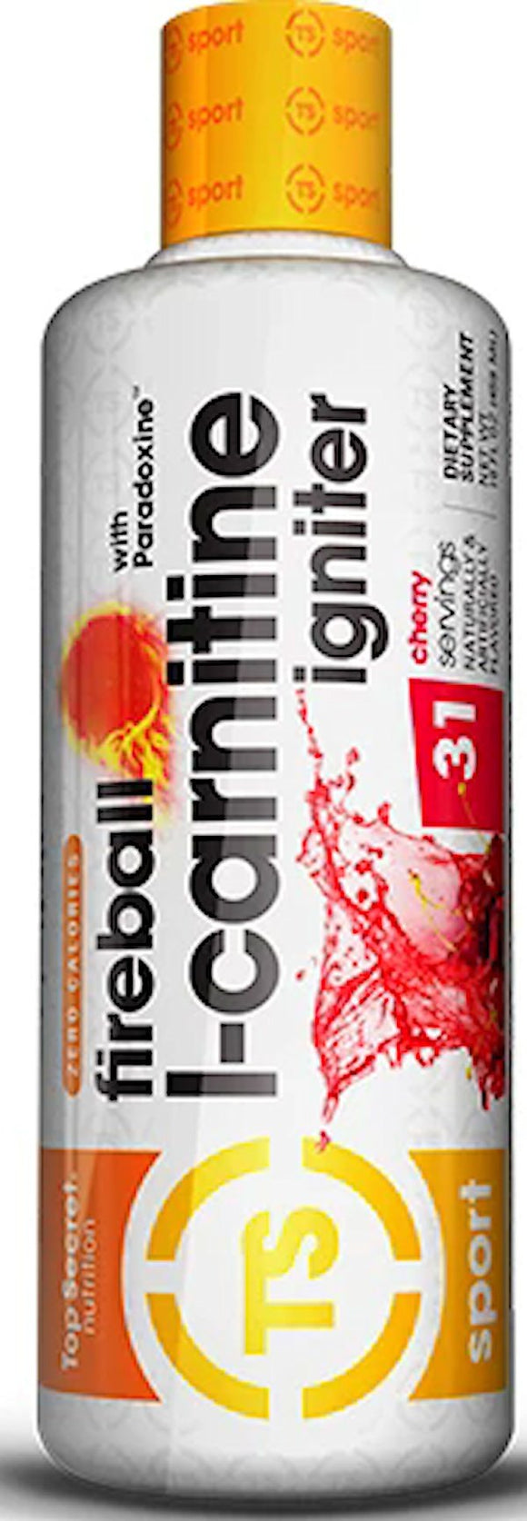 Top Secret Nutrition Fireball L-Carnitine Liquid 31 servings|Lowcostvitamin.com|Fat Burner
